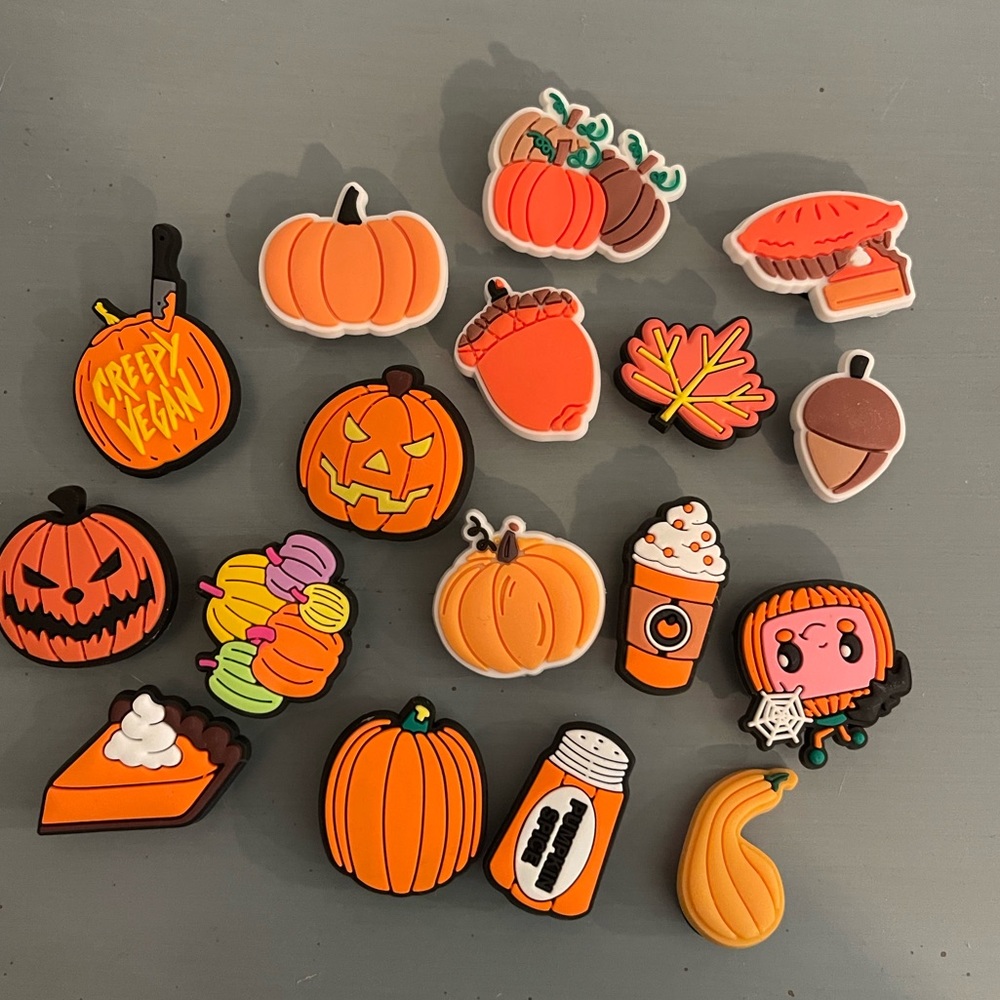 Pumpkin Spice Croc Charms Jibbitz